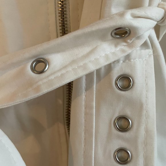 Via Spiga Trench Color: Pearl Size: XS - Picture 7 of 10